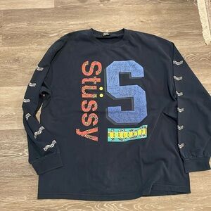 Stussy long sleeve worldwide tee